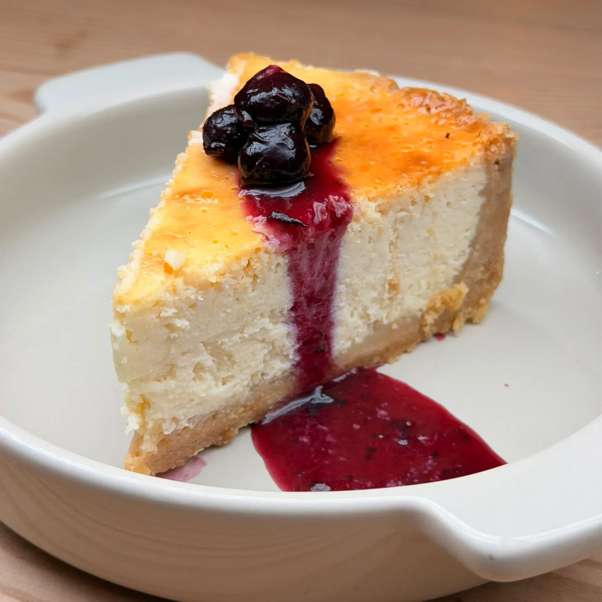 Baked Cheesecake Slice
